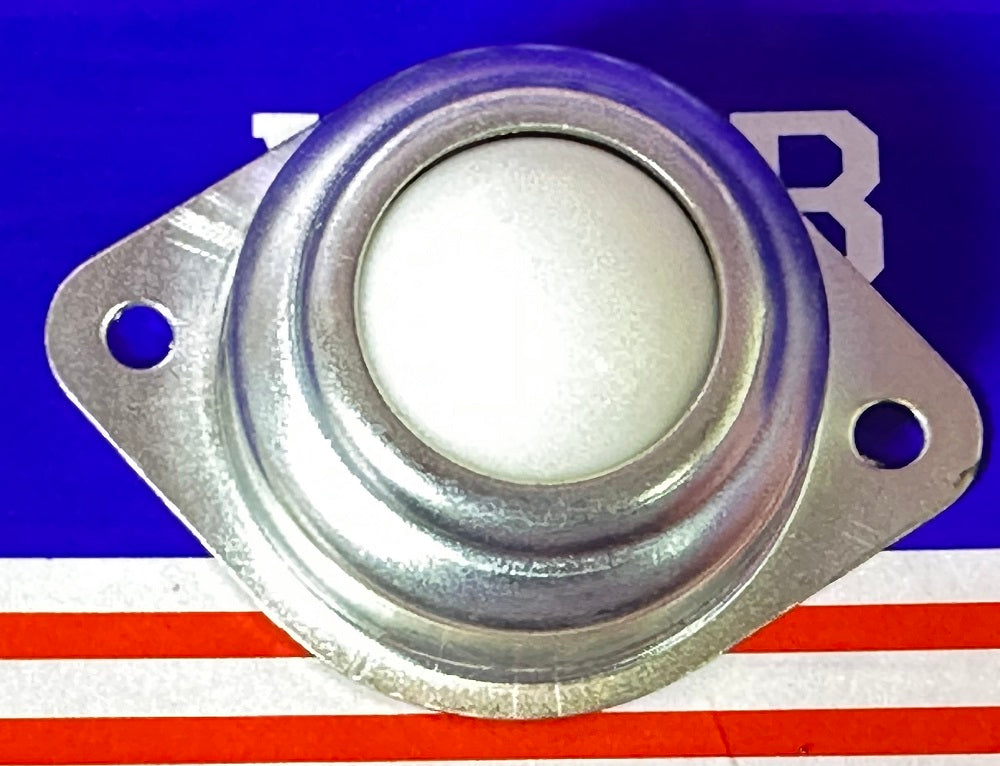 2 Holes Flange Ball Transfer Unit 1 Inch Mounted Surface Bearing