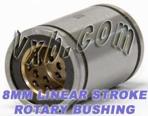 8mm Stroke Rotary Ball Bushing 8x15x24 Linear Motion Bearing