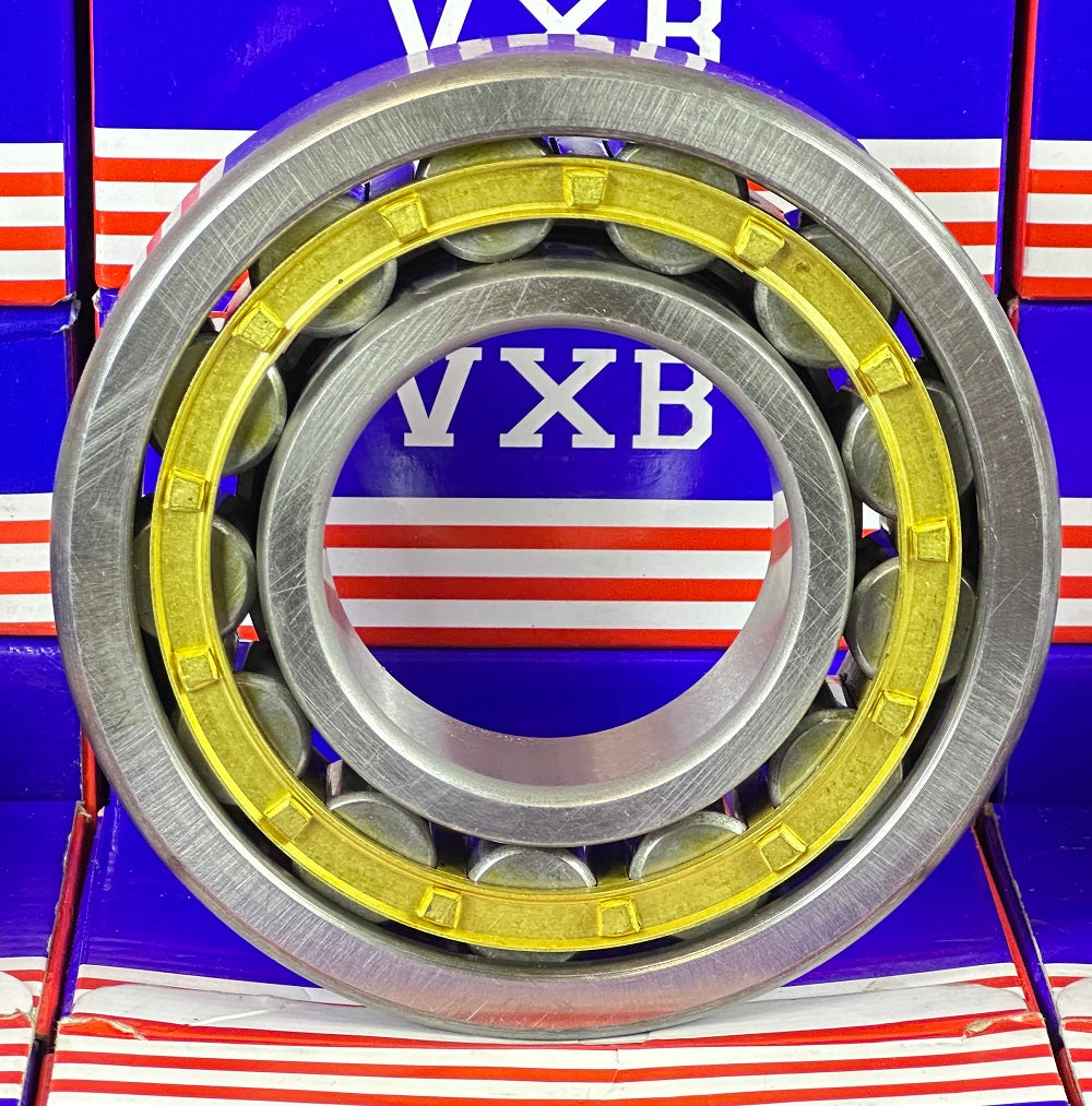 NJ312M Cylindrical Bearing Bronze Cage 60x110x22 Bearing