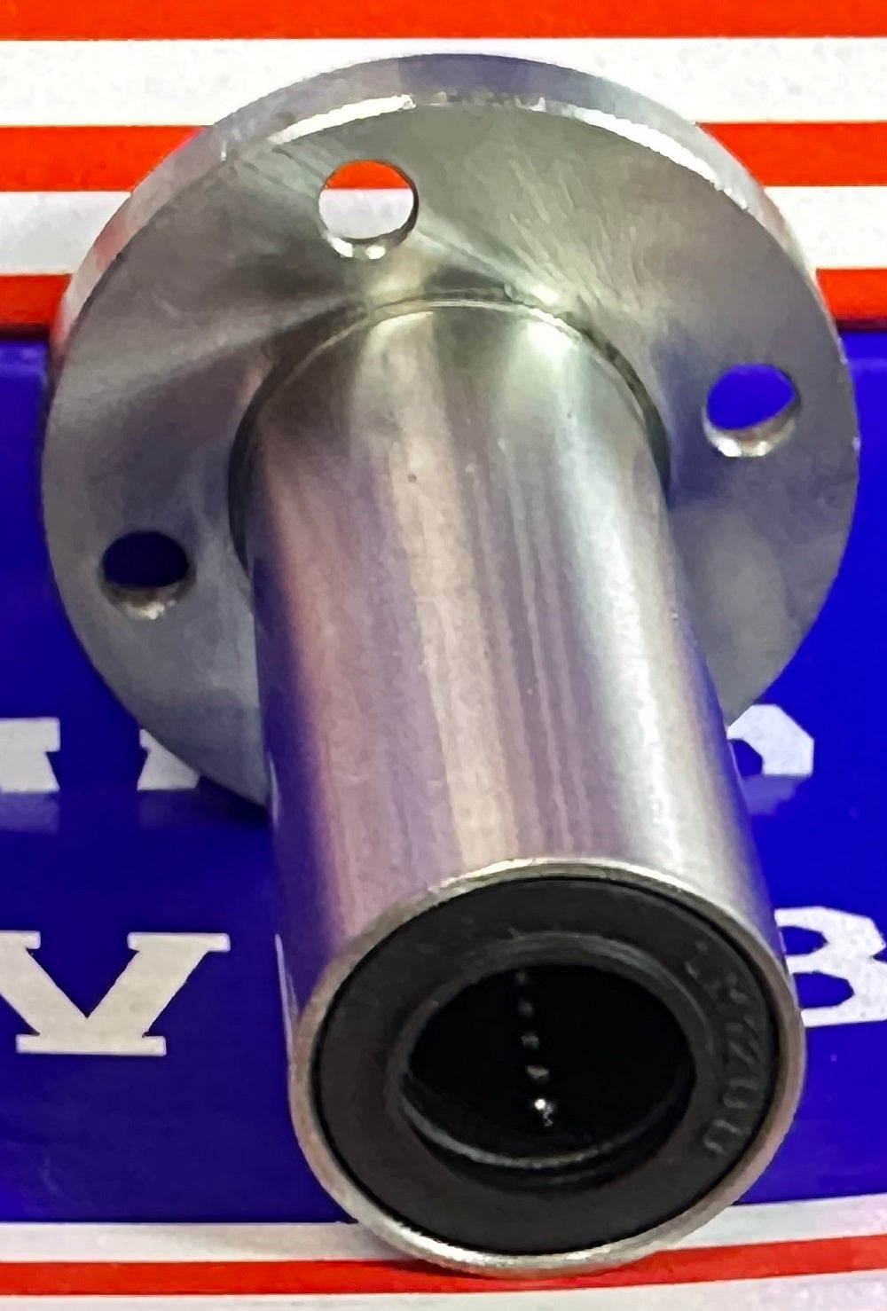 12mm Round Flanged Long Bushing Linear Motion LBF12LUU