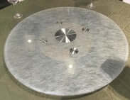 63" 8-10 Persons Table Heavy Duty Lazy Susan - Aluminum Base