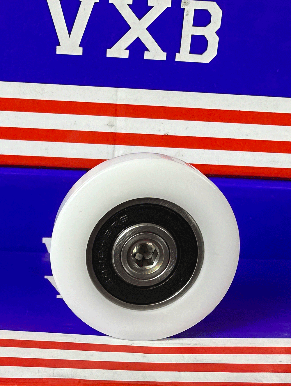 POM12x40x13 C2.5 L12 M10 White Plastic Bearing 12x40x13 Sealed Bearing - White Tire & Stud