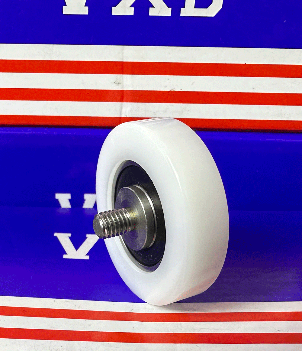 POM12x40x13 C2.5 L12 M10 White Plastic Bearing 12x40x13 Sealed Bearing - White Tire & Stud