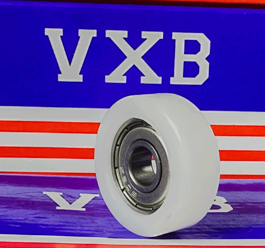 Acetal/POM Plastic Bearing 6x26x10mm - Double Shielded White Bearing