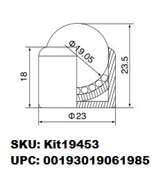 3/4 inch Drop-in Ball Transfer Unit