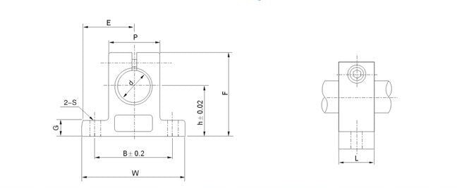 8mm Shaft Support Pillow Block Supporter
