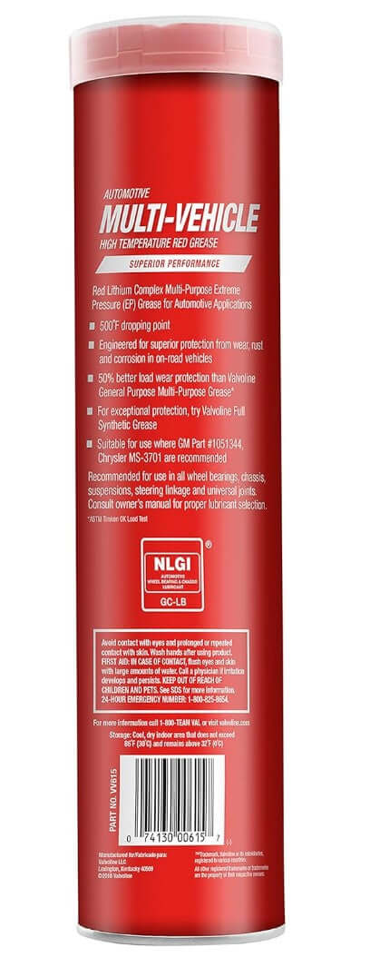 High Temperature Grease - 14.1 OZ Cartridge 0°F to 375°F