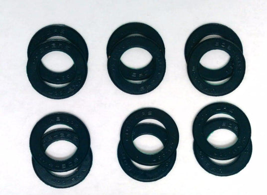 12-Pack Black seals for 608 Bearings