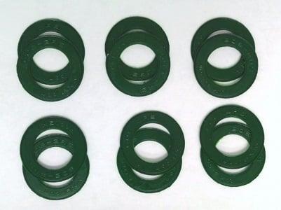 12-Pack Green seals for 608 Bearings