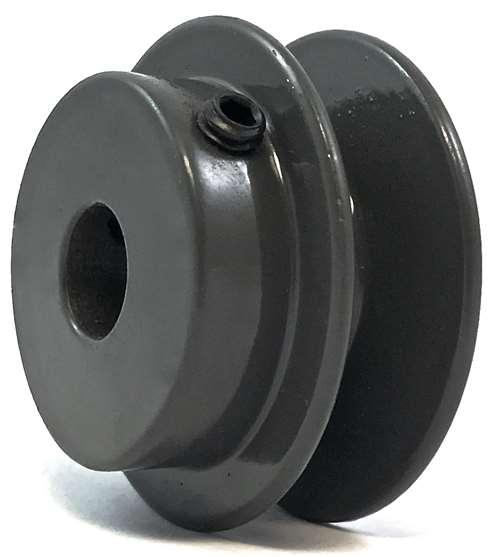 AK20-1/2" OD 2" Cast Iron ID 1/2" Shaft Pulley Sheave 1 Groove V Style A Belt 4L New