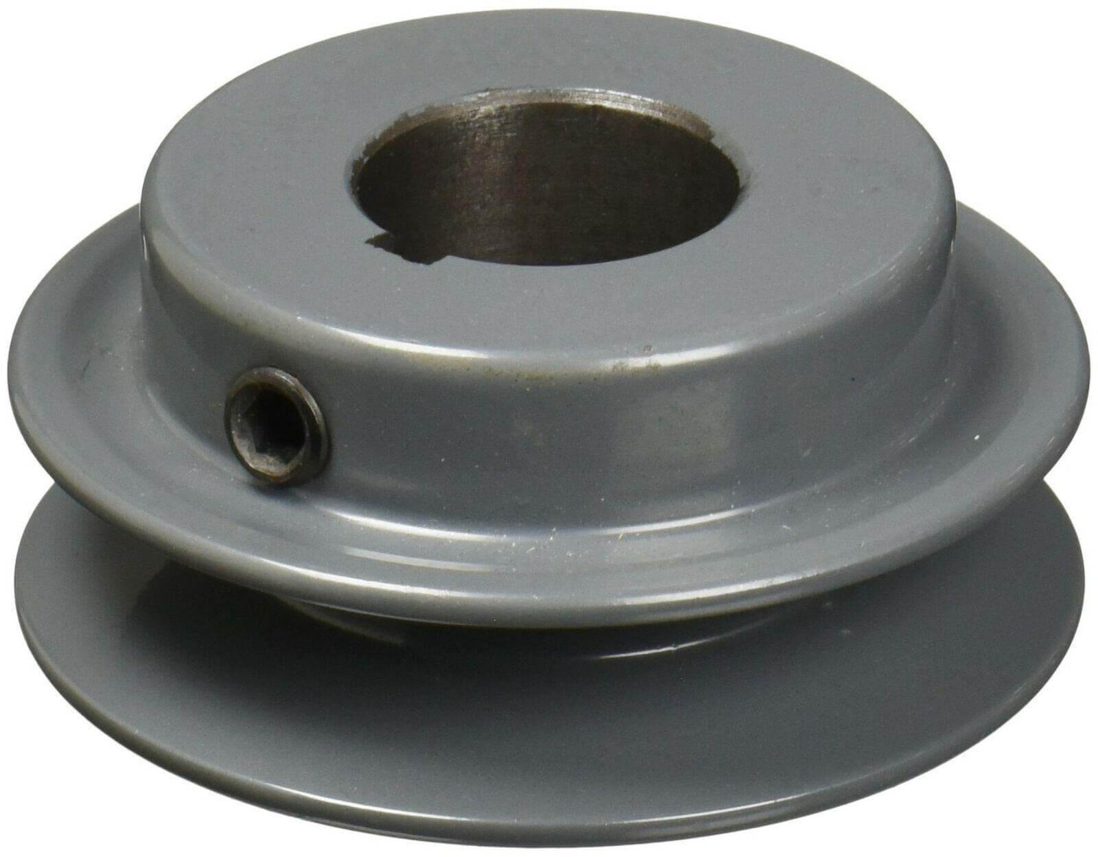 AK30-3/4" Bore Cast Iron Solid Sheave Pulley for V-belt size 3L, 4L OD: 3" ID: 3/4" One Groove AK3034