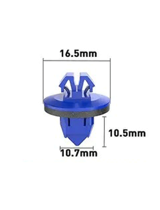 10.7mm Hole Push-in Plastic Rivet Sheet Metal Plugs 10.7x10.5mm