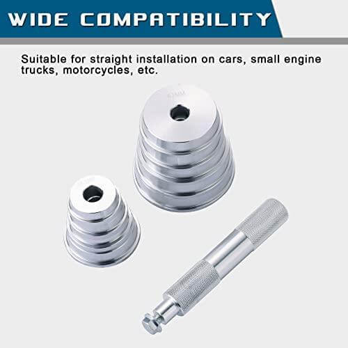 9-Piece Aluminum Seal Driver Kit - Race Seal Installer with Handle