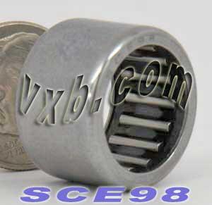 BA98ZOH Shell-Type Needle Bearing 9/16x3/4x1/2"