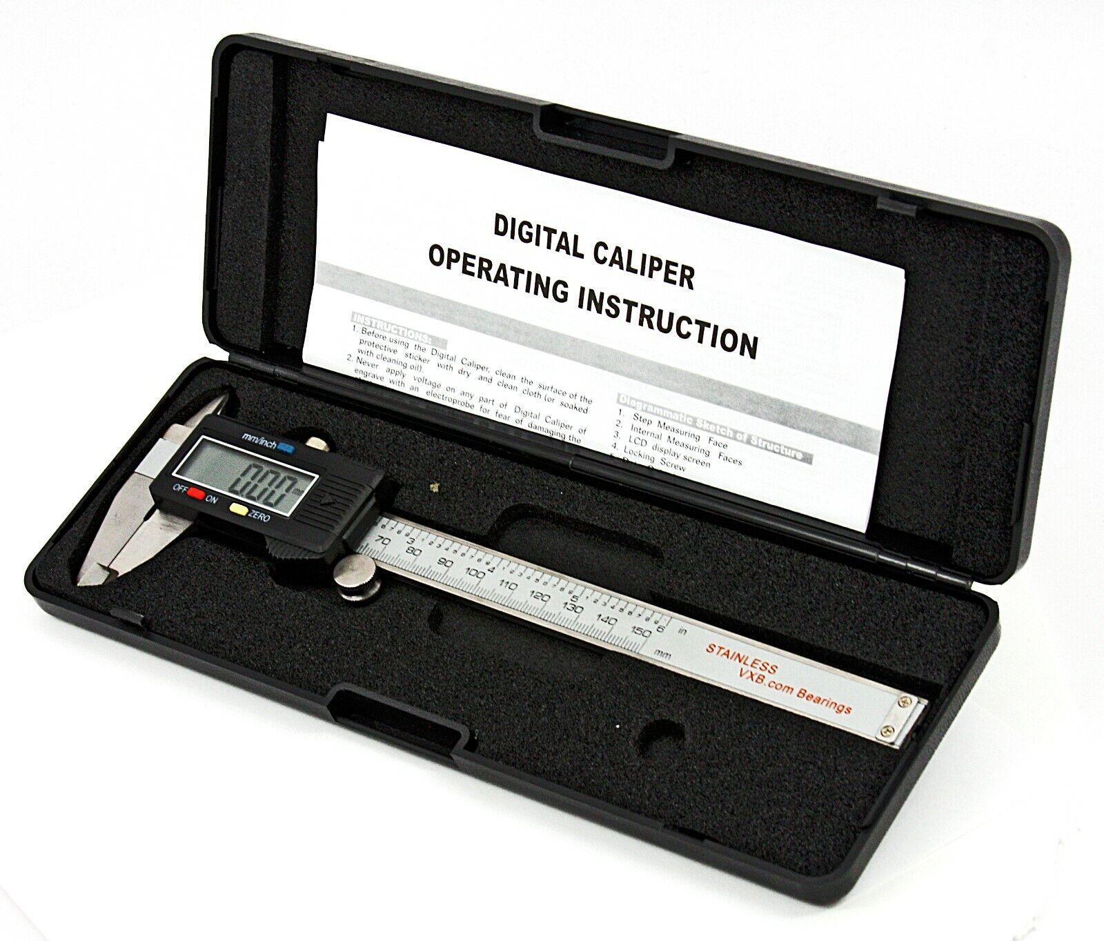 Digital Vernier Caliper - Bearing ID & OD Measuring Tool - LCD Display