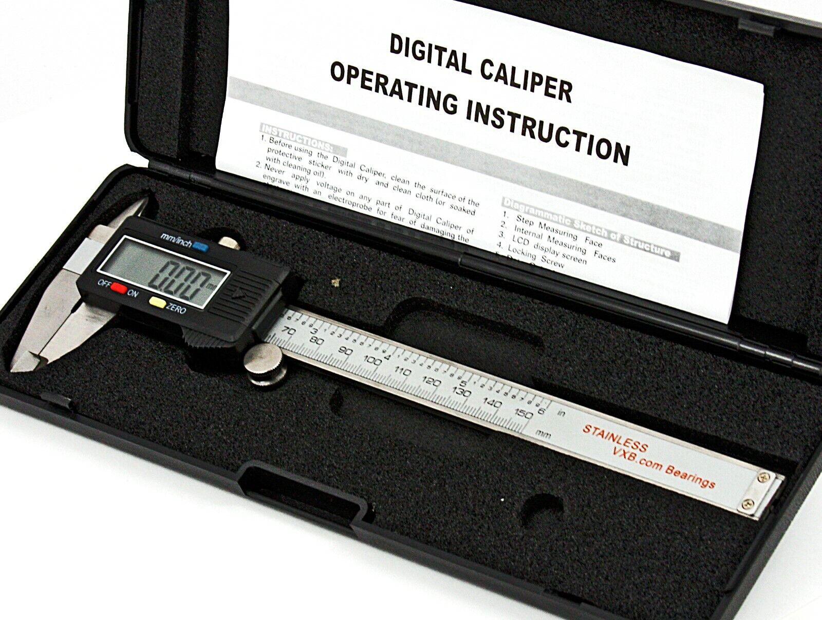 Digital Vernier Caliper - Bearing ID & OD Measuring Tool - LCD Display
