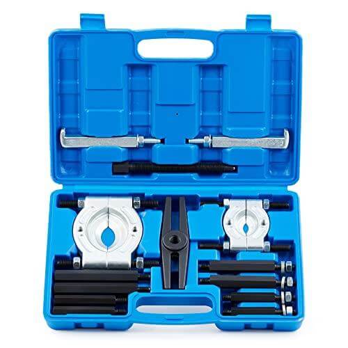 Bearing Puller Set, 5 Ton Capacity Bearing Separator, Pinion Wheel Bearing Removal Kit - 2" & 3" Jaws, Wheel Hub Axle Puller Set, Heavy Duty Bearing Splitter Tool Kit