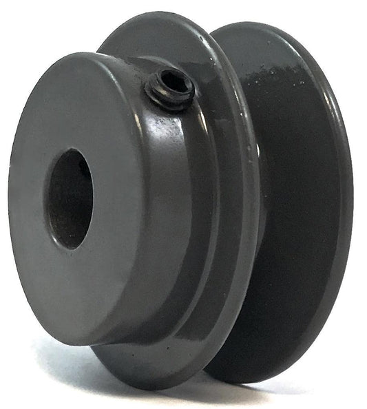 BK40-1/2" Bore Solid Pulley - 4" OD for V-belts cast iron size 5L