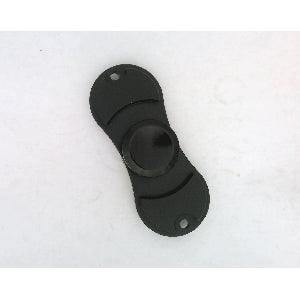Black Aluminum Dual Fidget Hand Spinner Toy 42Q