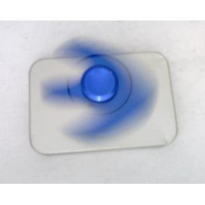 Blue Aluminum Dual Fidget Hand Spinner Toy 42Q