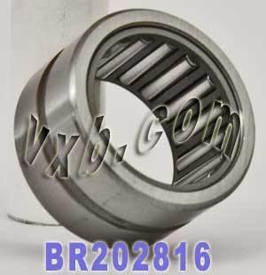 BR202816 Needle Roller Bearing 1-1/4" x 1-3/4" x 1" - Machined Type