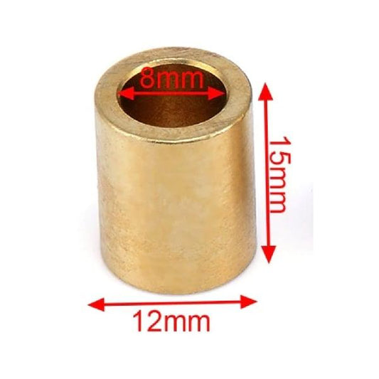 Brass Linear Motion 8mm Bushing 8x12x15mm