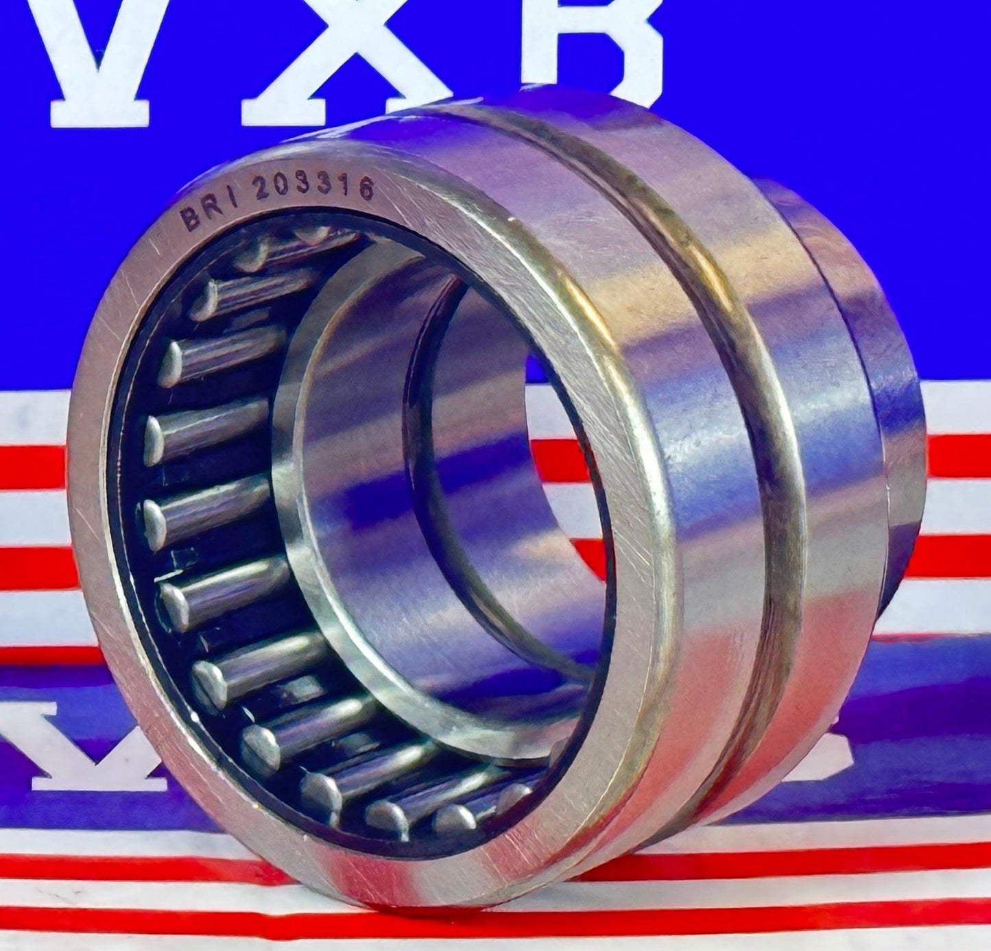 BRI203316 Needle Roller Bearing 1-1/4" x 2-1/16" x 1" - Machined Type