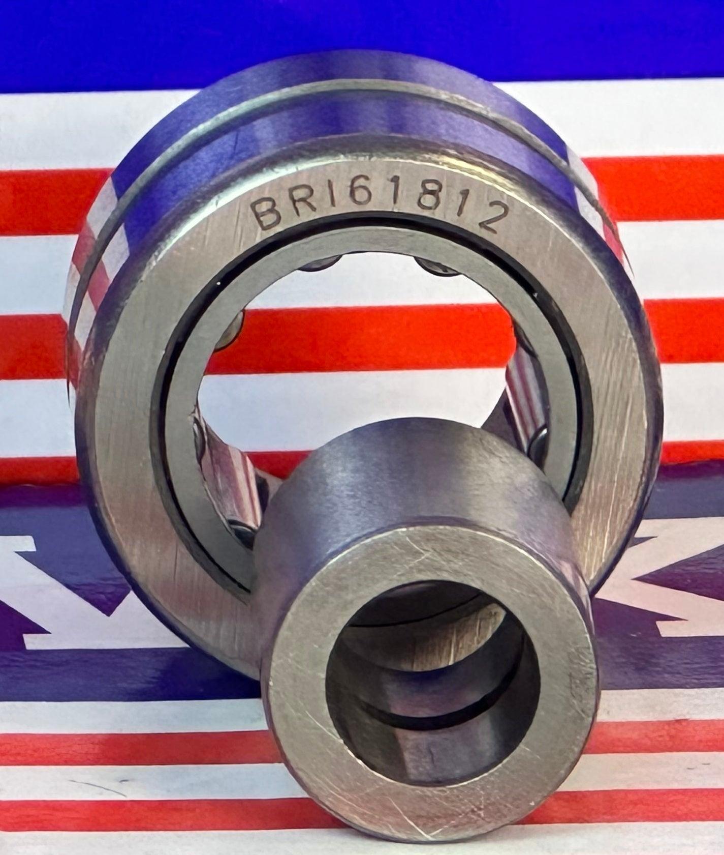 BRI61812 Needle Roller Bearing 3/8" x 1-1/8" x 3/4 inch - Machined Type