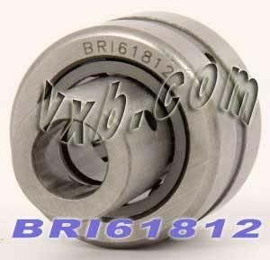 BRI61812 Needle Roller Bearing 3/8" x 1-1/8" x 3/4 inch - Machined Type