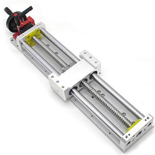 CNC Manual Slide Stage Linear Stage Actuator 600mm Ballscrew 1605 Optical Axis Linear Rail Guide C7 - Ruler for CNC Router Controller Y-Axis Stage