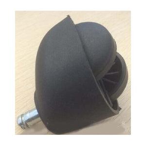 10-Pack Covered Black 2" twin wheel Caster-