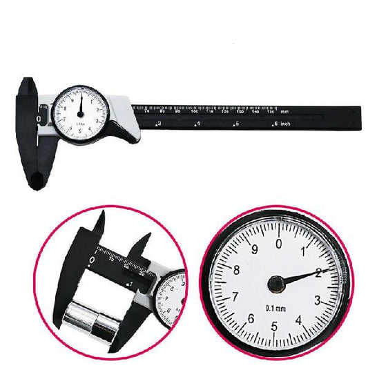 Dial Caliper 0-150mm / 0.1 plastic Vernier Caliper Metric Measuring Tool