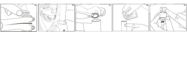 Double Sealed Bicycle Headset Bearing 40x51x6.5mm , 36/36 Degree