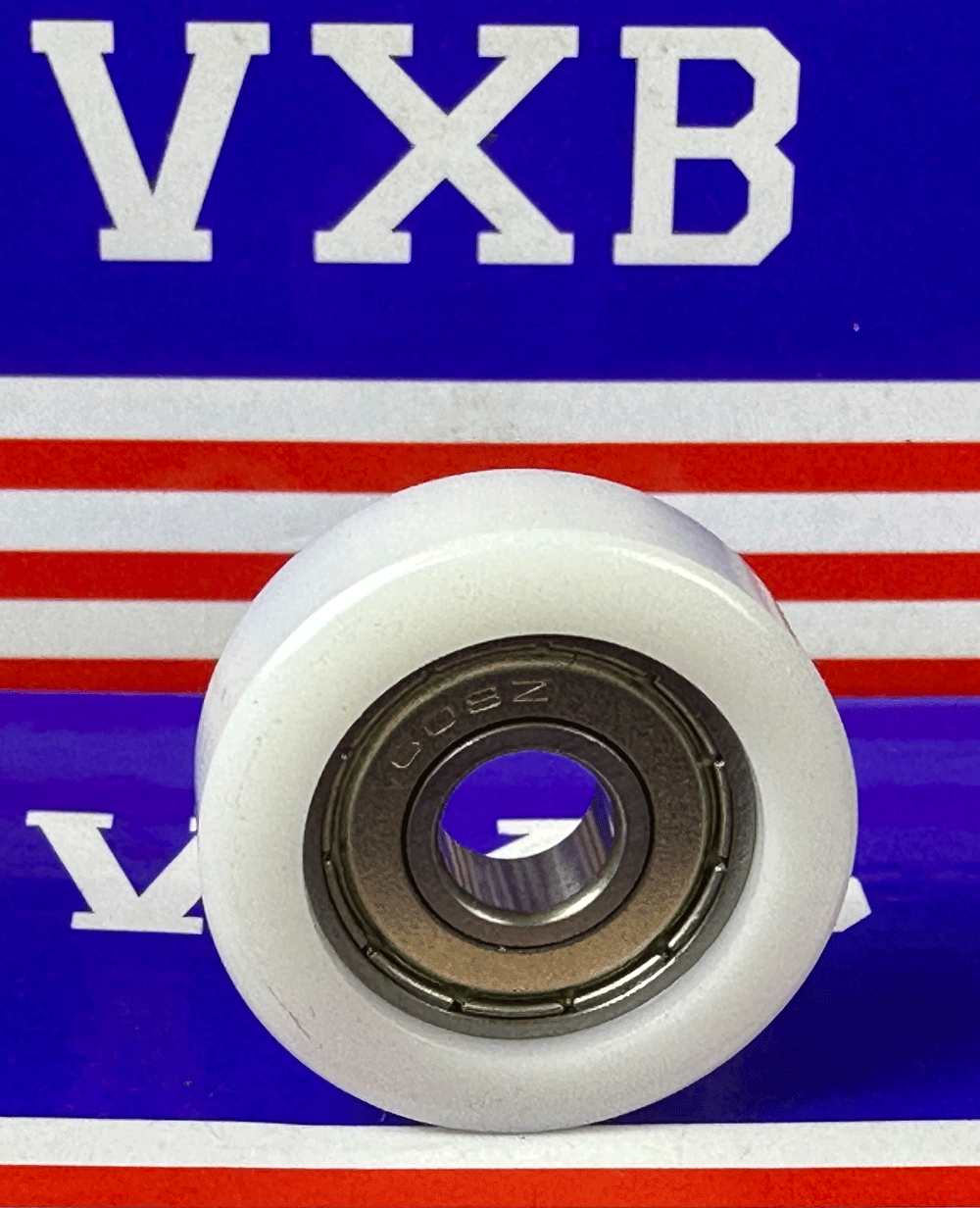 Acetal/POM Plastic Bearing 5x18x5mm Double Shielded White Bearing