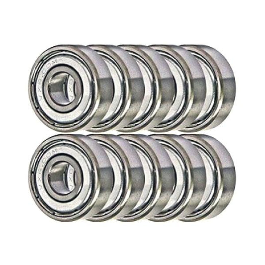 10-Pack Electric Motor Quality 608ZZ EMQ Ball Bearing