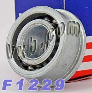 F1229 Flanged Bearing - Full Complement - 3/8x29/32x7/16 Inch