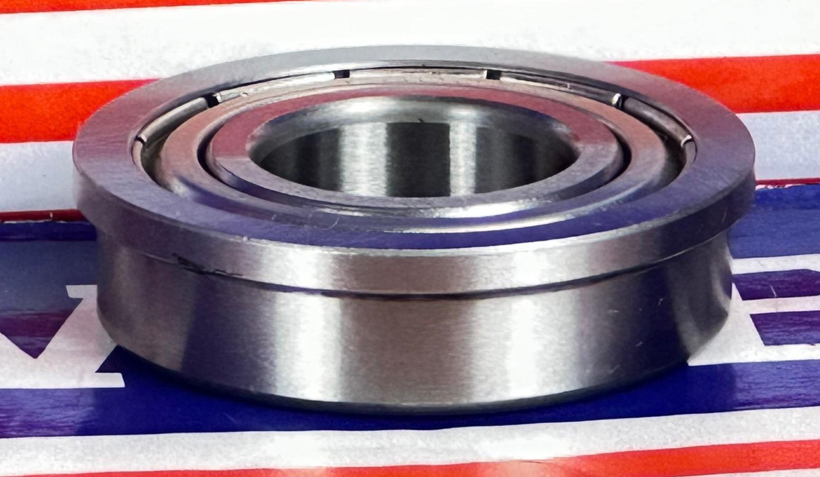 F6003ZZ Flanged Shielded Miniature Ball Bearing 17x35x10mm