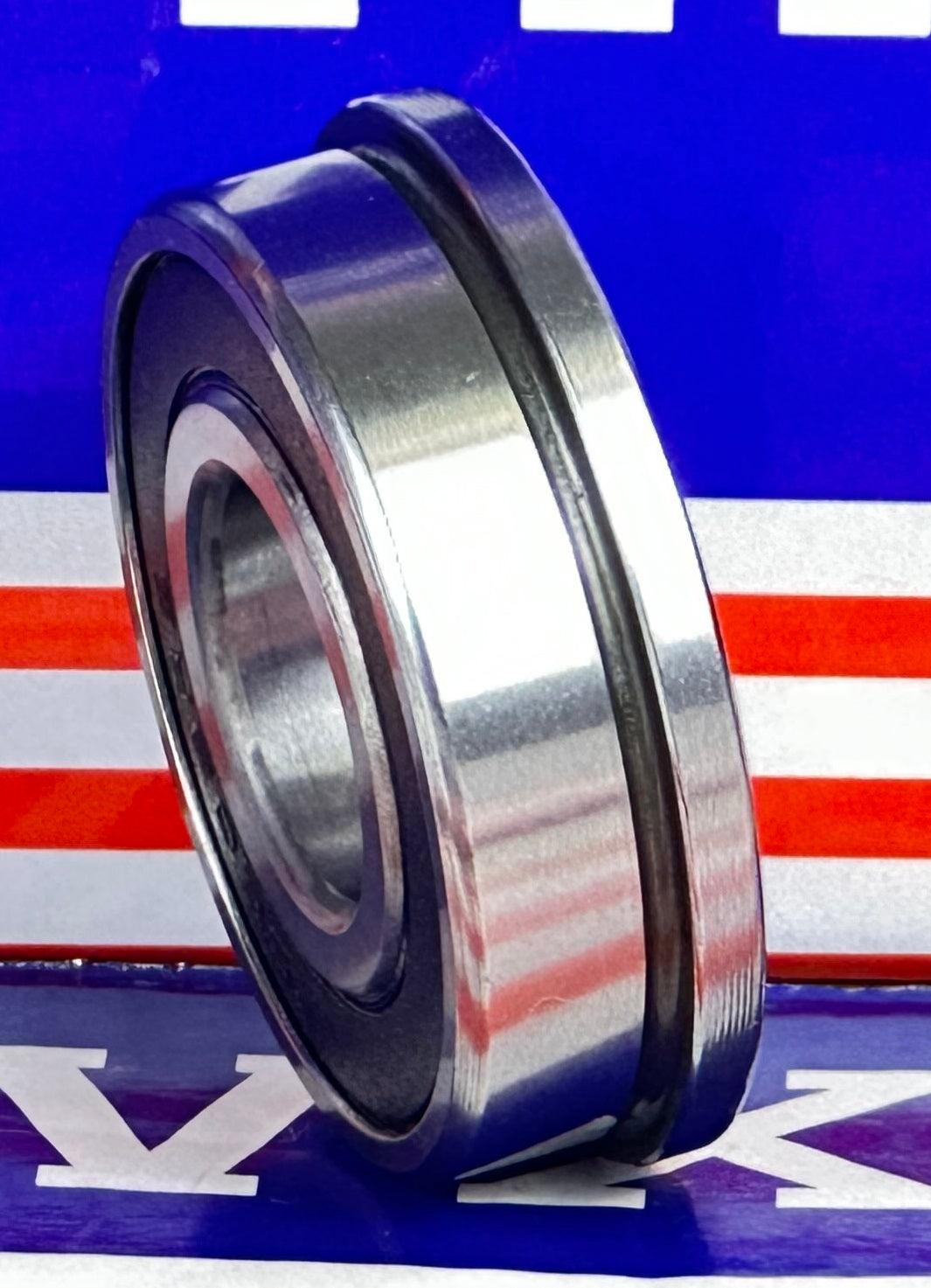 F6203-2RS Sealed Flanged Ball Bearing 17x40x12mm