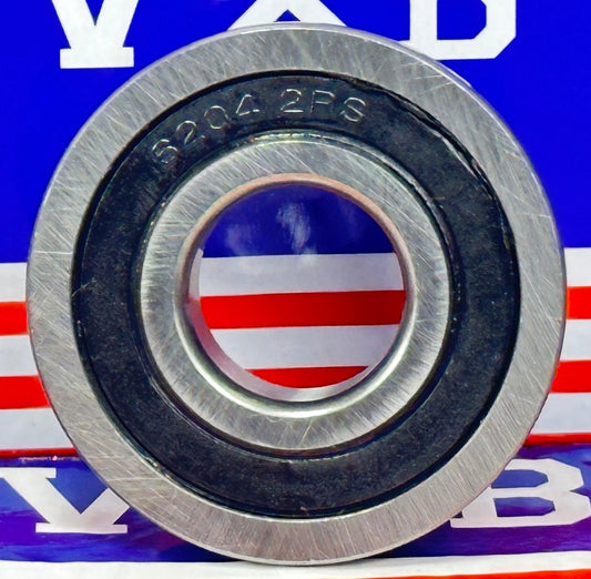 F6204-2RS Flanged Sealed Miniature Bearing 20x47x14mm