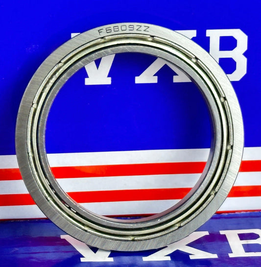 F6809ZZ Flanged Bearing Shielded Chrome Steel 45x58x7mm