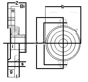 FHSFX206-19 Bearing Flange Ductile 2 Bolt 1 3/16