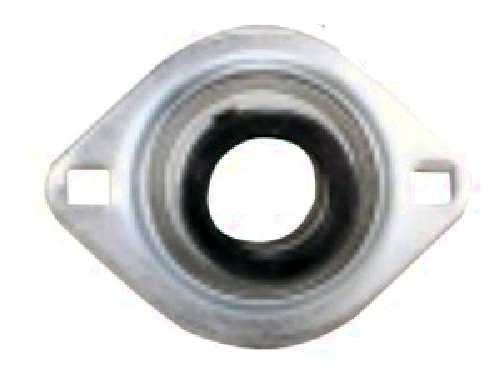 FHSPFLZ203-17mm Bearing Flange Pressed Steel 2 Bolt 17mm
