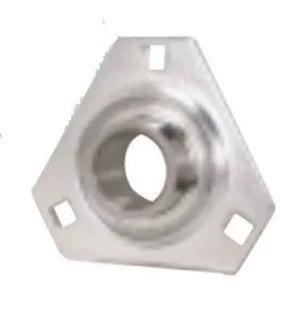 FHSPFTZ201-8 Flange 3 Bolt Triangle 1/2" Bearing