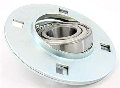 FHSPFZ205-25mm Flange Pressed Steel 3 Bolt 25mm Bearing