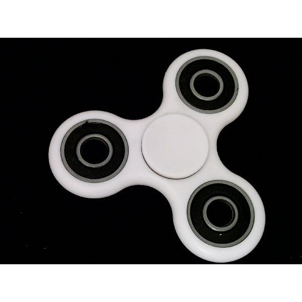Fidget Hand Spinner White Toy 42Q