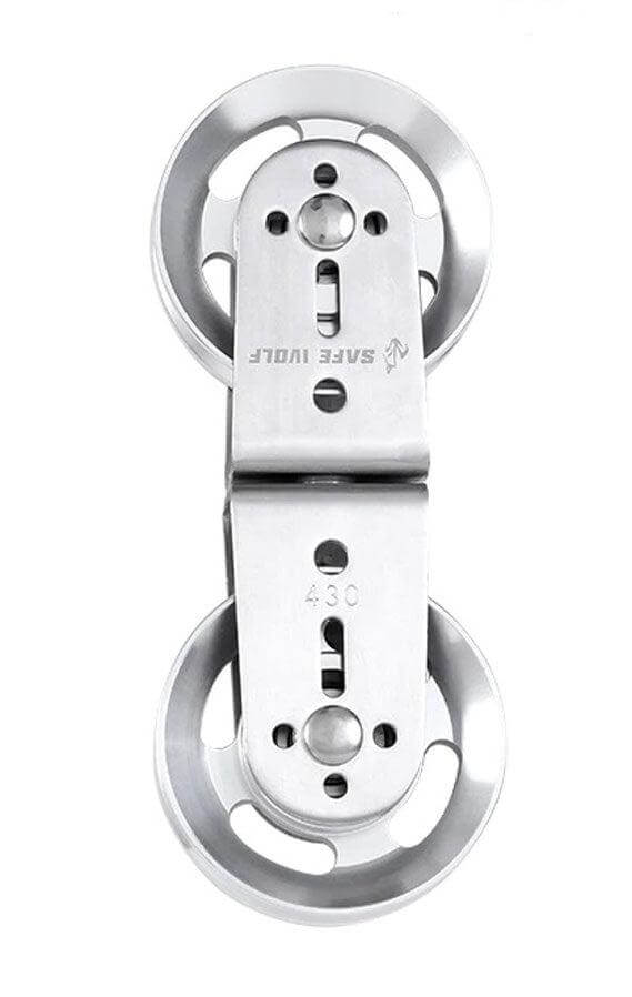 Fitness Double Pulley for DIY Home Gym Cable Machine Double Wheel Bearing Pulley 12x88x15mm