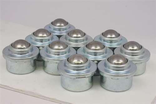 Flange Fit Mounting Ball Transfer Unit 10-Pack Mounted Bearings