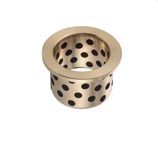 Flanged Bronze Graphite Bushing 8x12x12mm self lubricating Sleeve Bearing