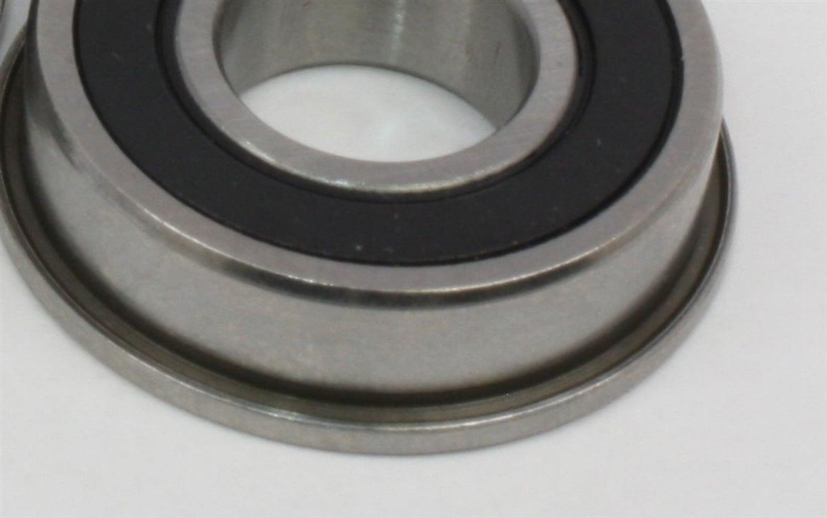 Flanged Ceramic Bearing Sealed 8x14x4 Miniature