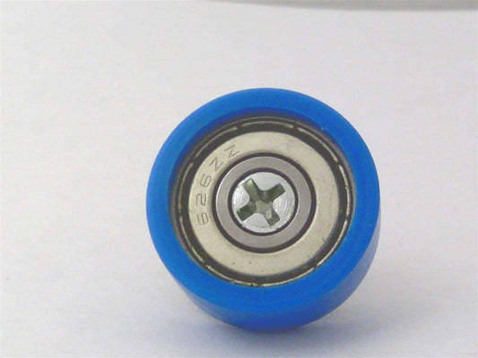 22mm Flat Nylon Ball Bearing - M6 Screw for sliding doors & windows